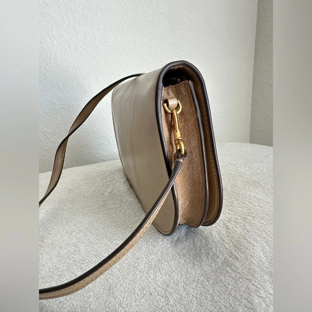 Tory Burch Miller Glazed Leather Clutch‎ bag